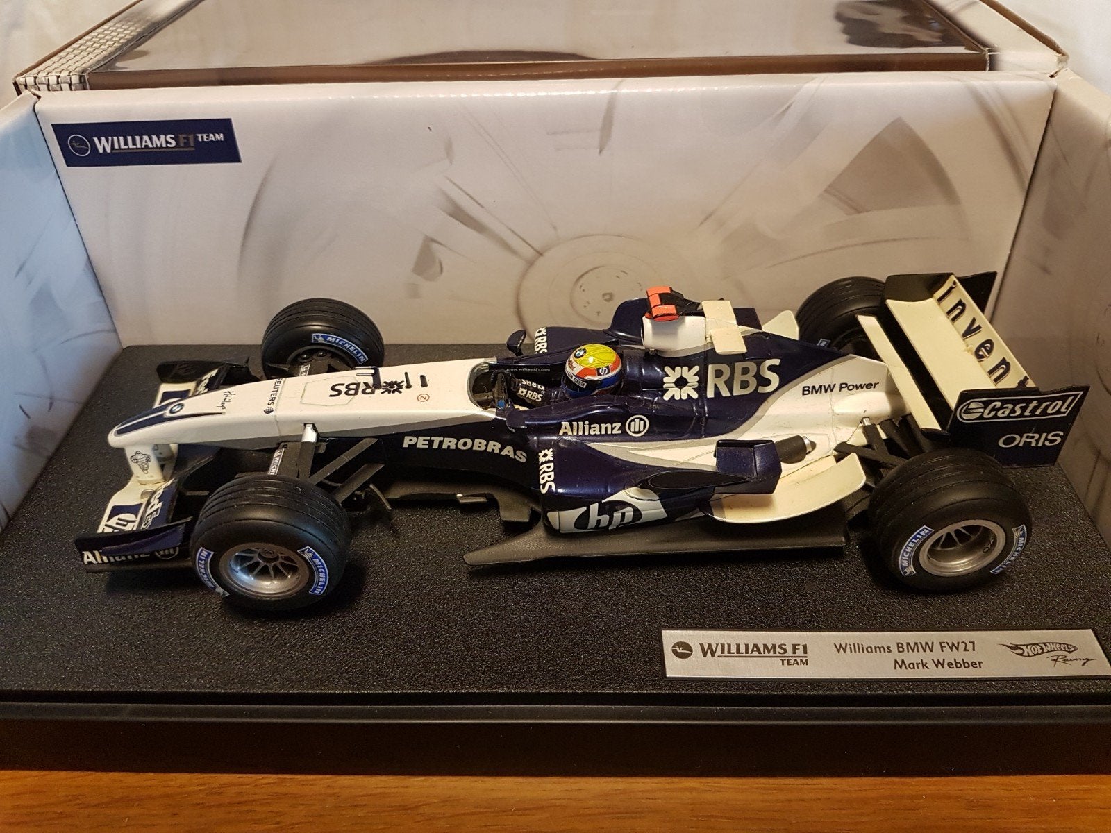f1 Williams BMW fw27 Mark webber 2005, Ophalen of Verzenden, Zo goed als nieuw, Auto, Hot Wheels