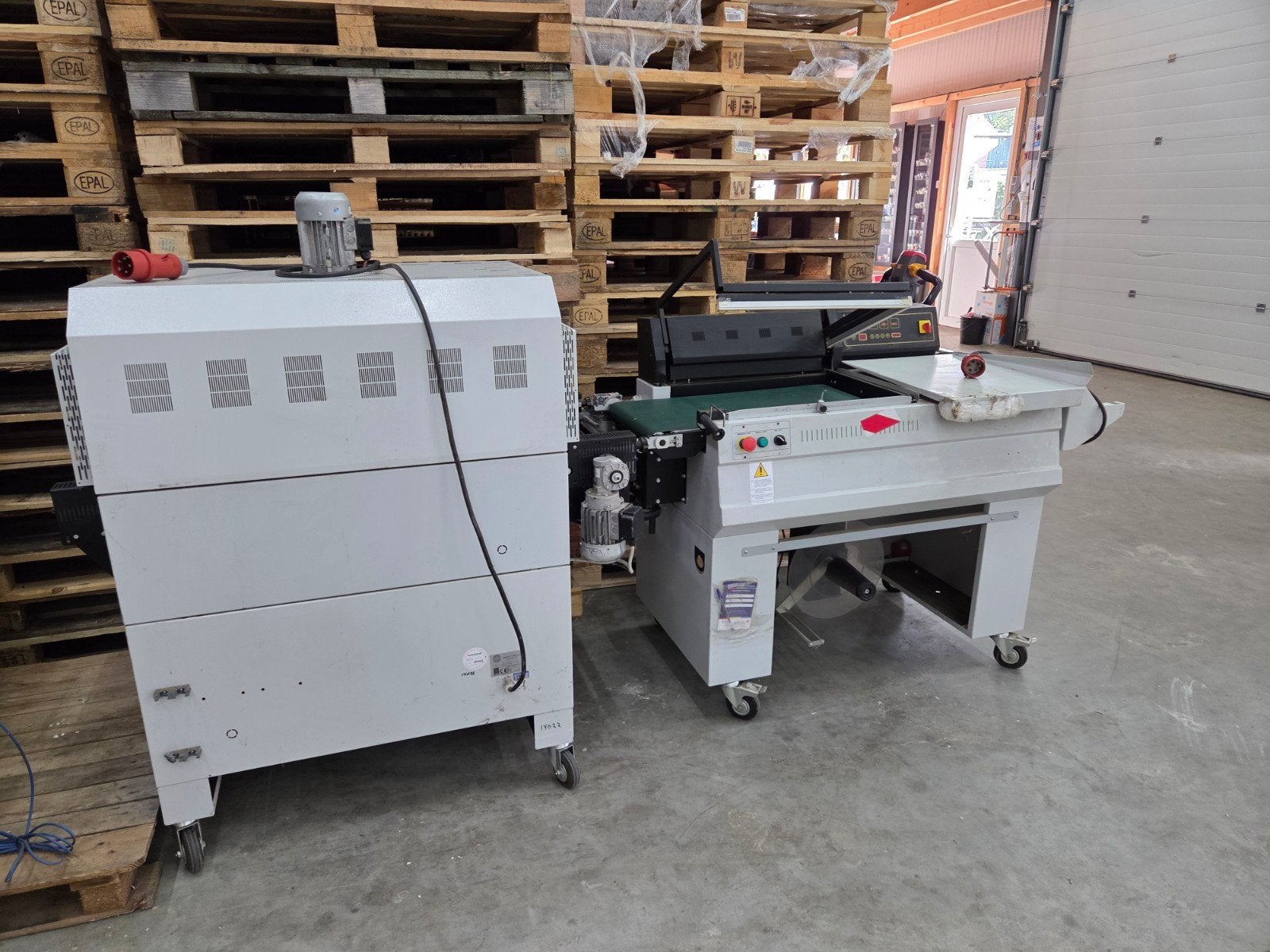 Sealmachine + Krimpoven met defect, Ophalen