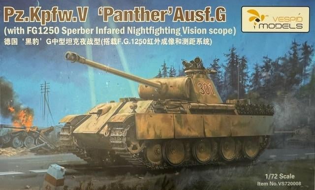 Coelianmodels, Vespid 720008, Panther G IR, 1/72, € 25,99, Overige merken, Nieuw, Ophalen of Verzenden, Tank