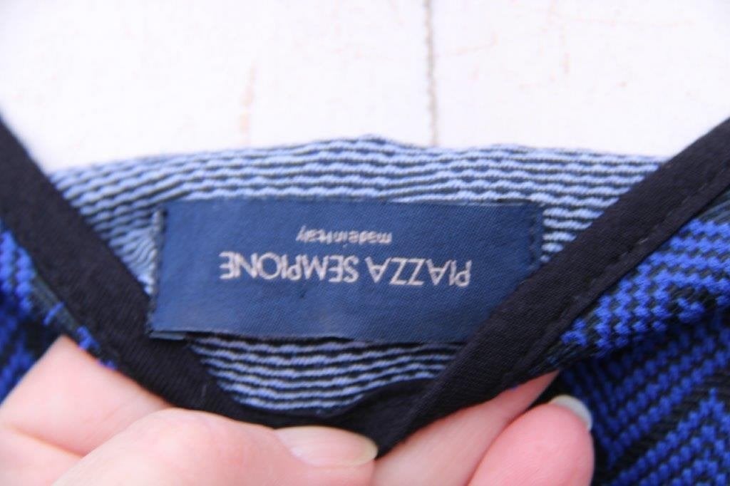 Jurk blauw/ zwart Piazza Sempione mt M Vaste prijs, Kleding | Dames, Maat 38/40 (M), Blauw, Piazza Sempione, Ophalen of Verzenden