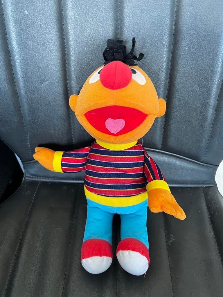 Knuffel Ernie van Bert en Ernie, Ophalen of Verzenden, Gebruikt, Overige typen