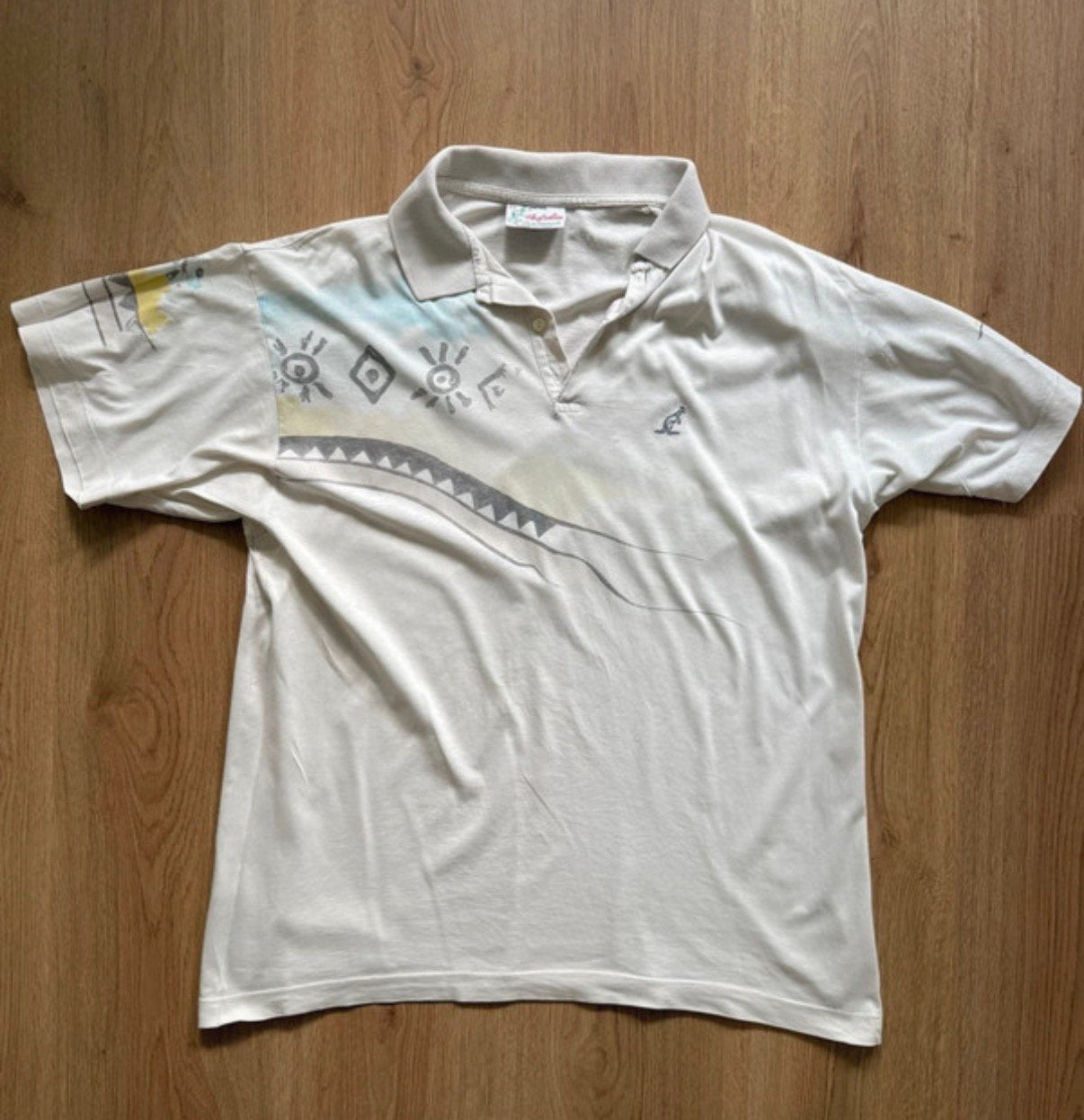 Australian L'Alpina 80S Tennis Polo Made In Italy Size 52-XL, Kleding | Heren, Ophalen of Verzenden, Gedragen, Maat 56/58 (XL)