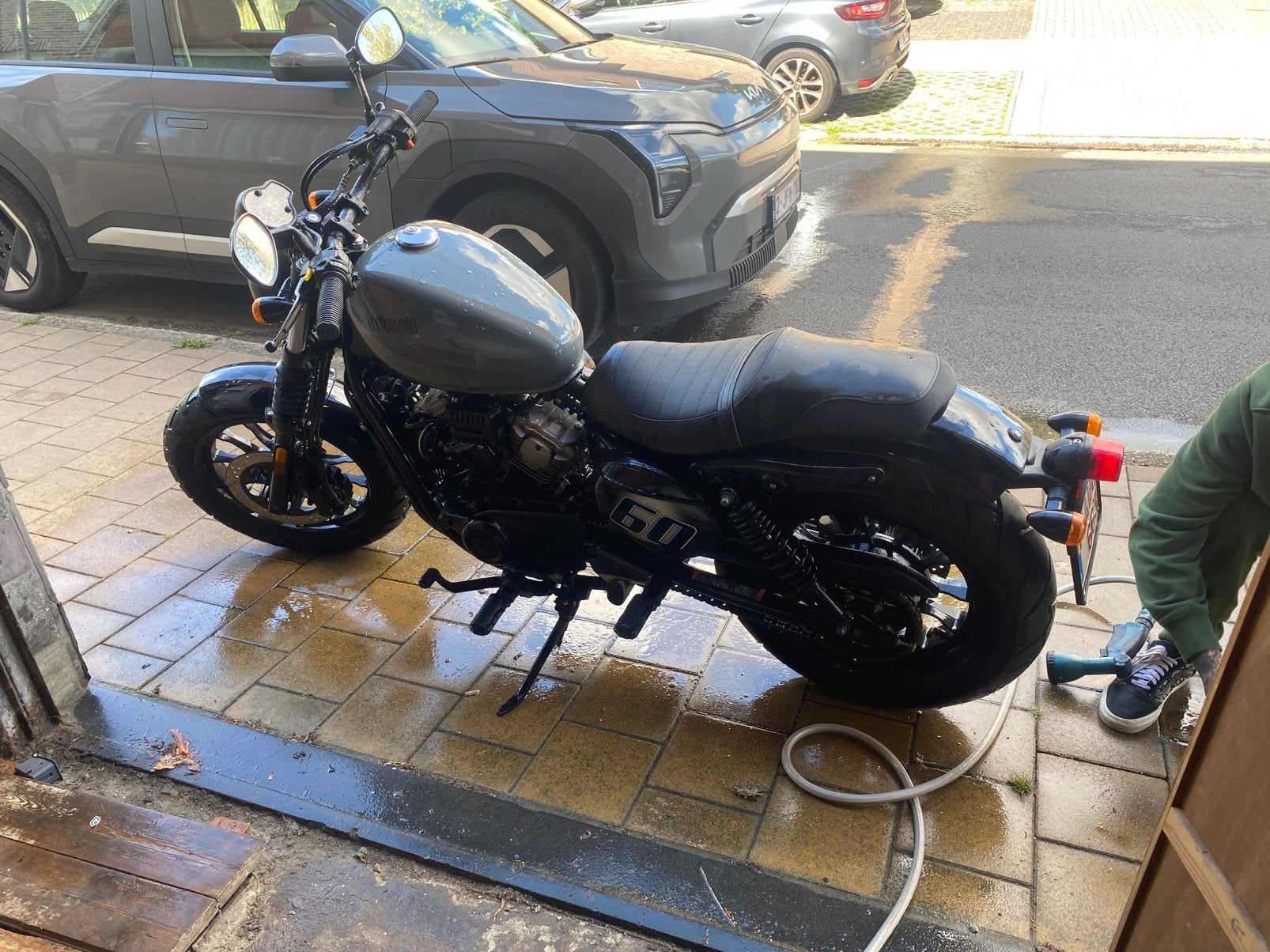 Hyosung 125 cc, Ophalen, Zo goed als nieuw, Benzine