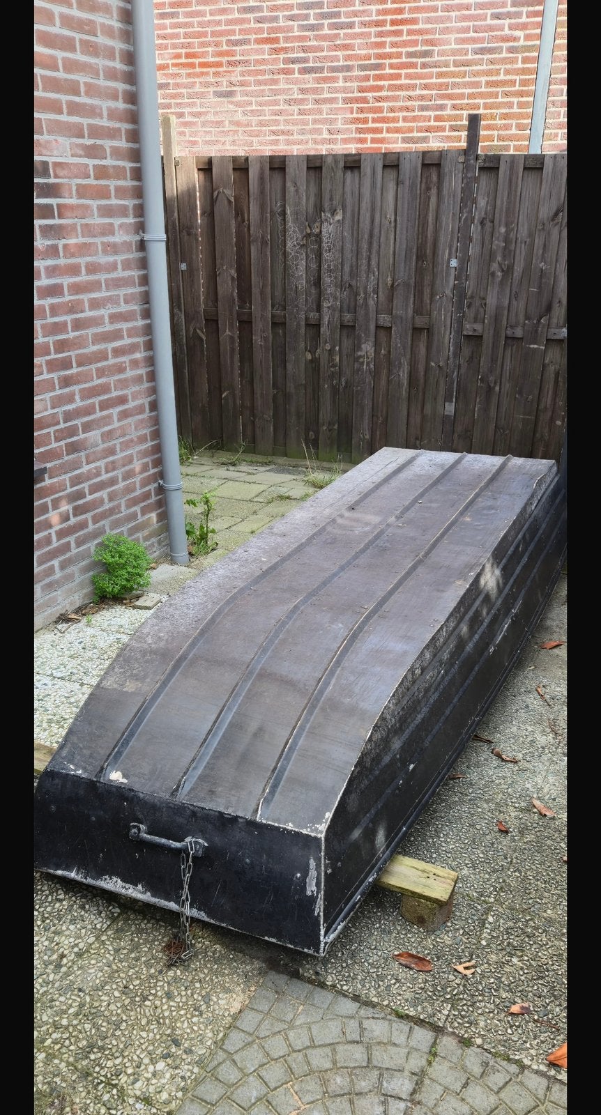 Aluminium platbodem, Ophalen, Gebruikt, Aluminium, Benzine