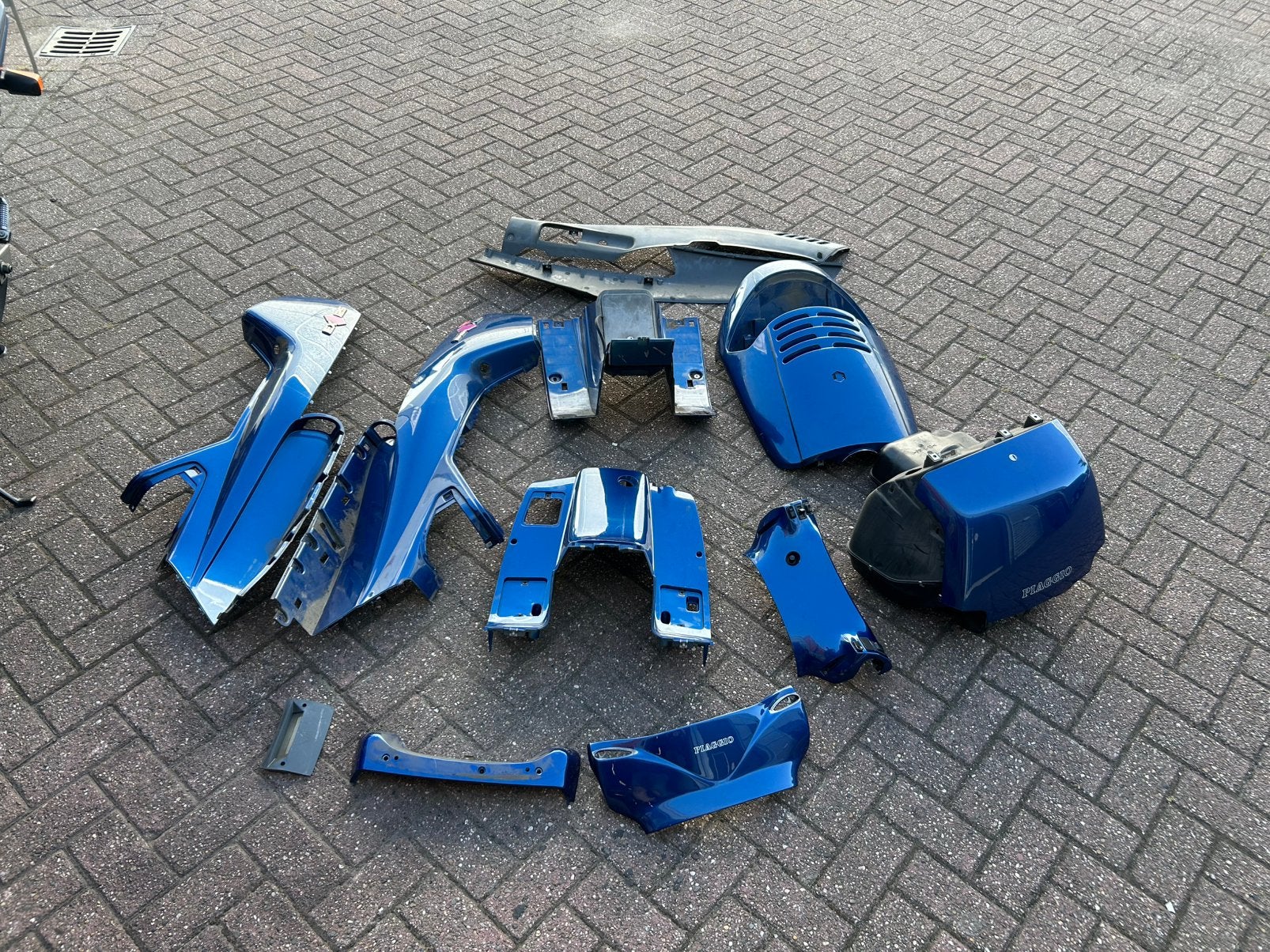 Compleet kappenset Hexagon 125, Ophalen, Piaggio, Piaggio, Piaggio