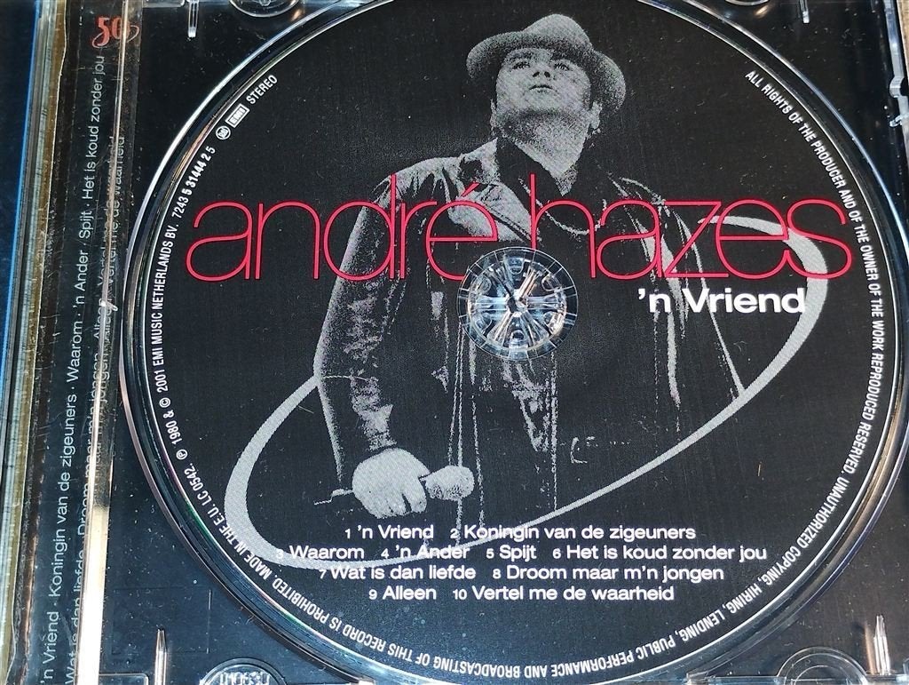 Andre Hazes - N Vriend [24 Bit], Ophalen of Verzenden, Zo goed als nieuw, Levenslied of Smartlap