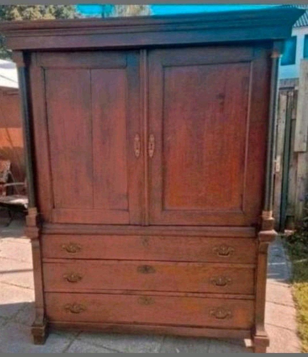 antieke kabinet, Antiek en Kunst, Antiek | Meubels | Kasten, Ophalen