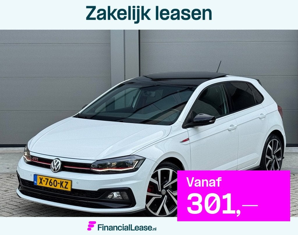 Volkswagen Polo 2.0 TSI GTI 2019 AUT Wit PANO|CAMERA|VIRTUAL, Automatische klimaatregeling, Gebruikt, Euro 6, 4 cilinders