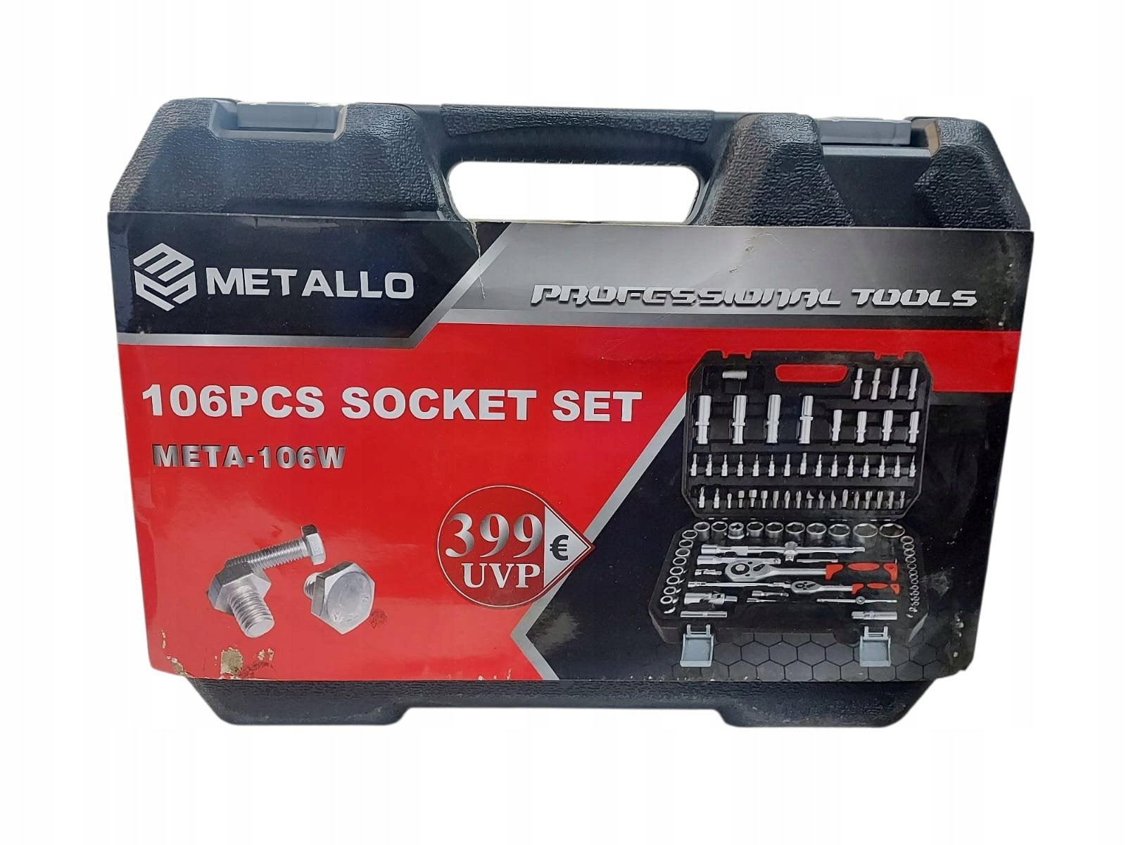 Doppenset 106PCS | META-106W | Zwart | Metallo, Ophalen, -, -, Nieuw