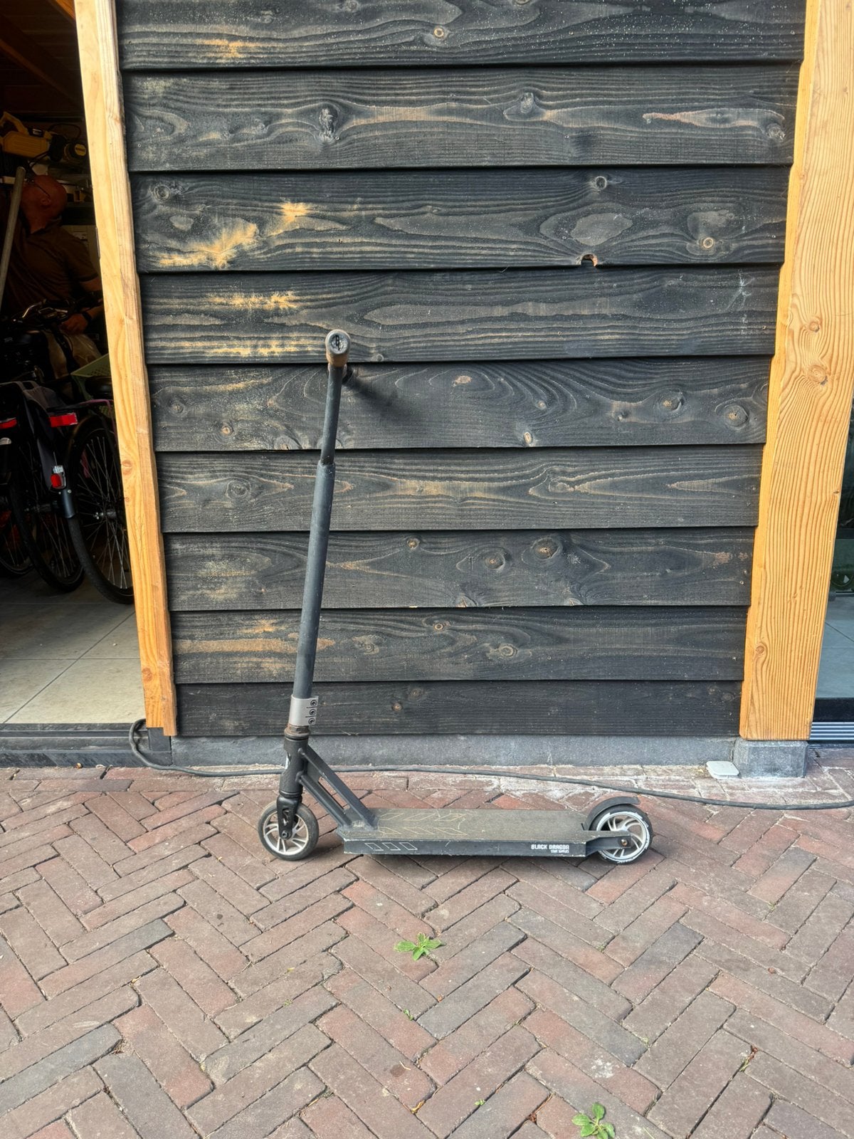 Black dragon stunt step goede staat zwart, Ophalen, Zo goed als nieuw