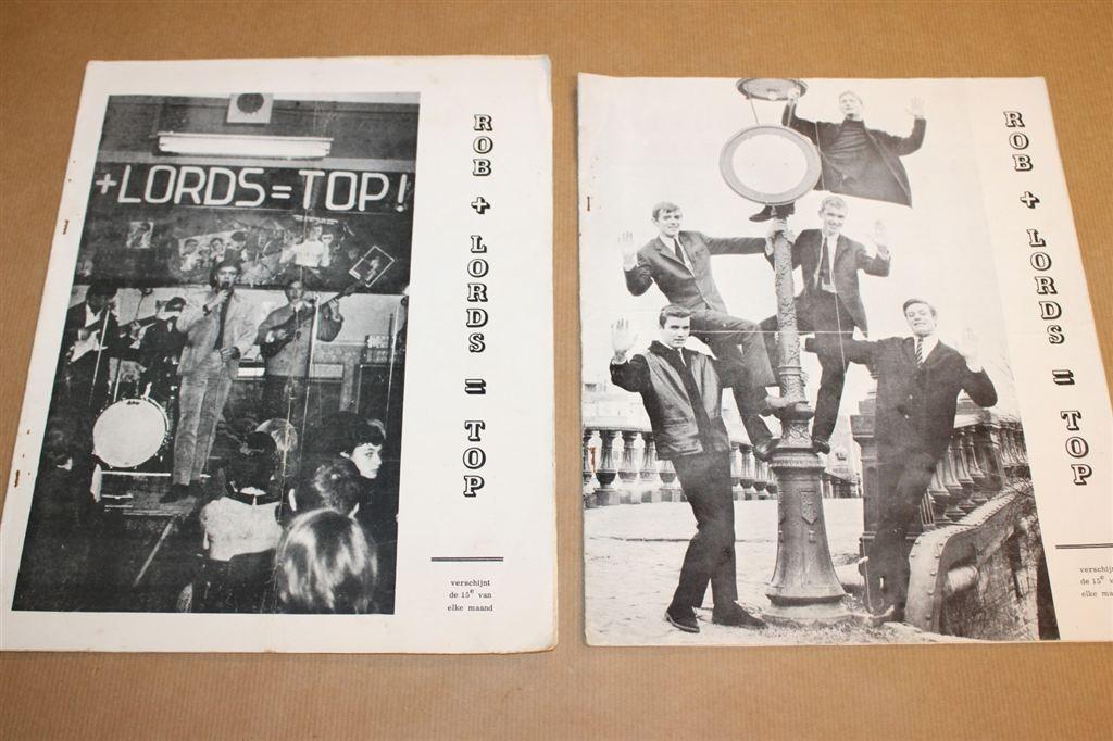 2x clubblad Rob & de Lords [Rob de Nijs] - 1964/1965 !!, Ophalen of Verzenden, Zo goed als nieuw, Boek, Tijdschrift of Artikel