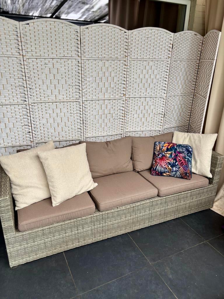 Loungezetel met nieuwe kussen regio: Belgie, Tuin en Terras, Tuinsets en Loungesets, Ophalen, Zo goed als nieuw