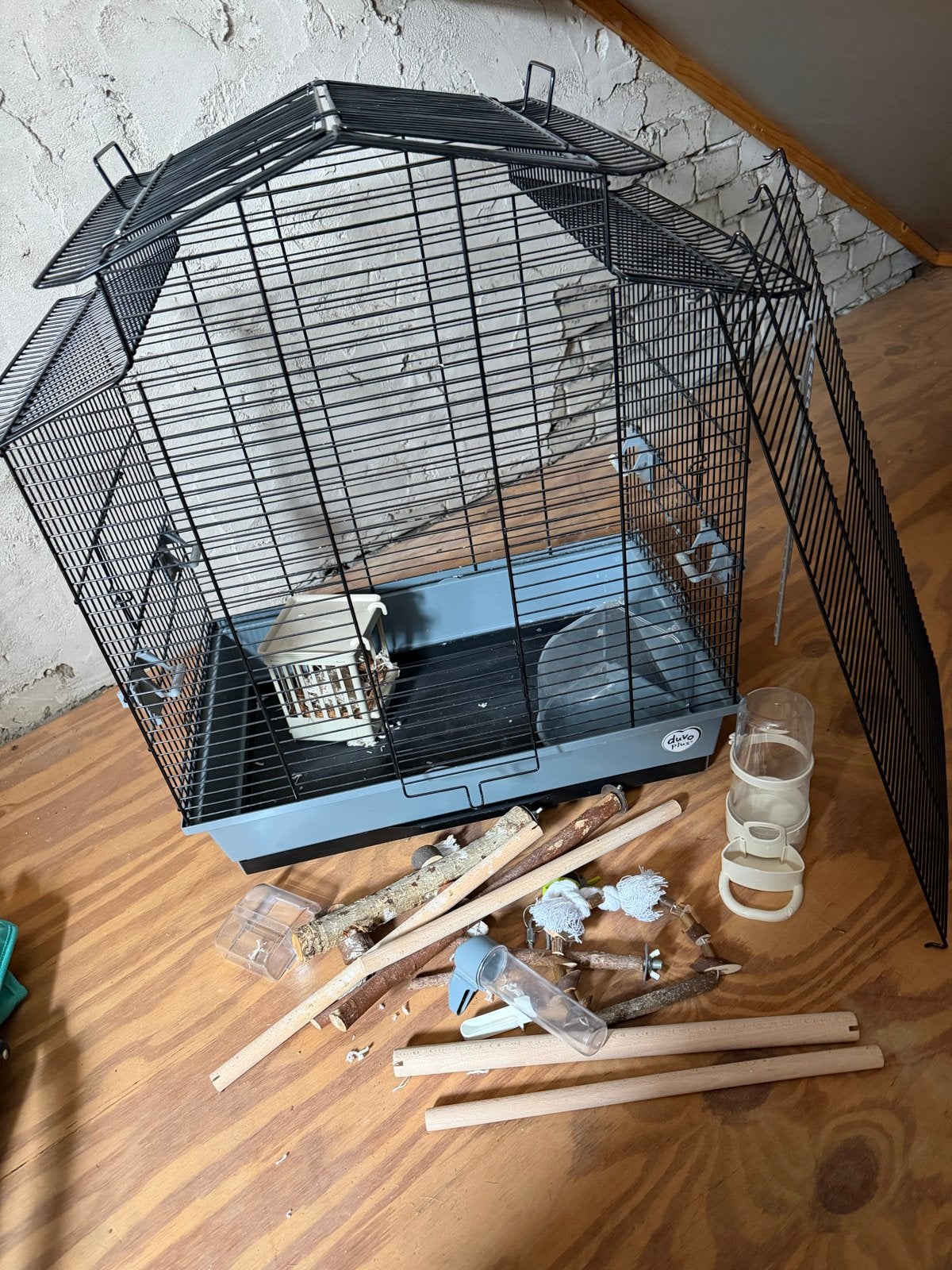 Vogelkooi, Ophalen, Zo goed als nieuw, Metaal, Vogelkooi
