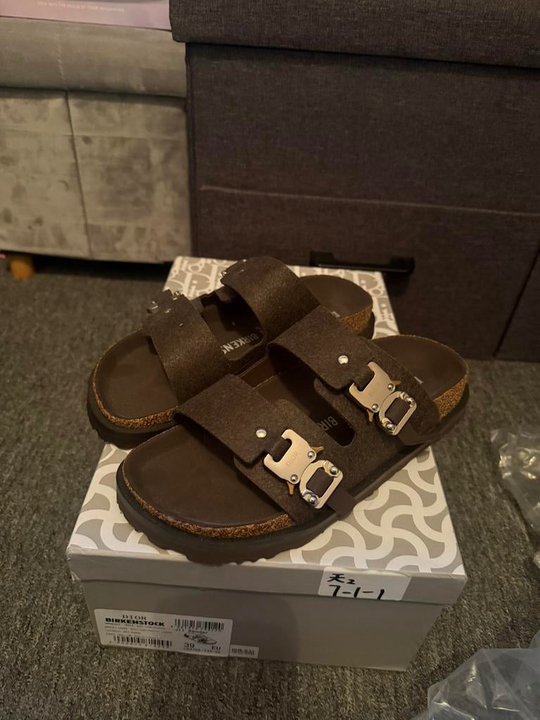 Dior x Birkenstock Slipper, Ophalen of Verzenden, Nieuw, Sandalen of Muiltjes