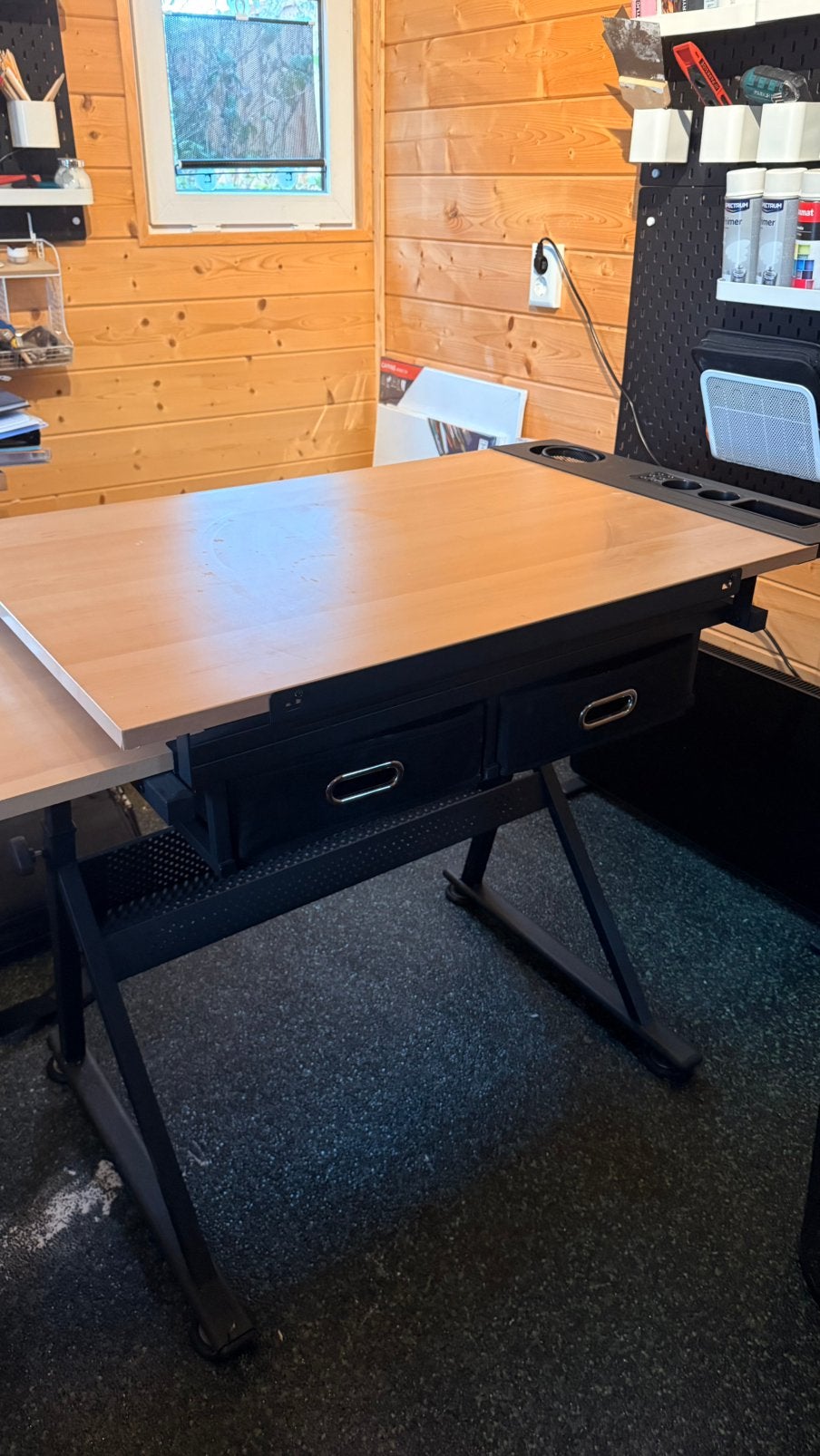 Tekenbureau, Ophalen, Gebruikt