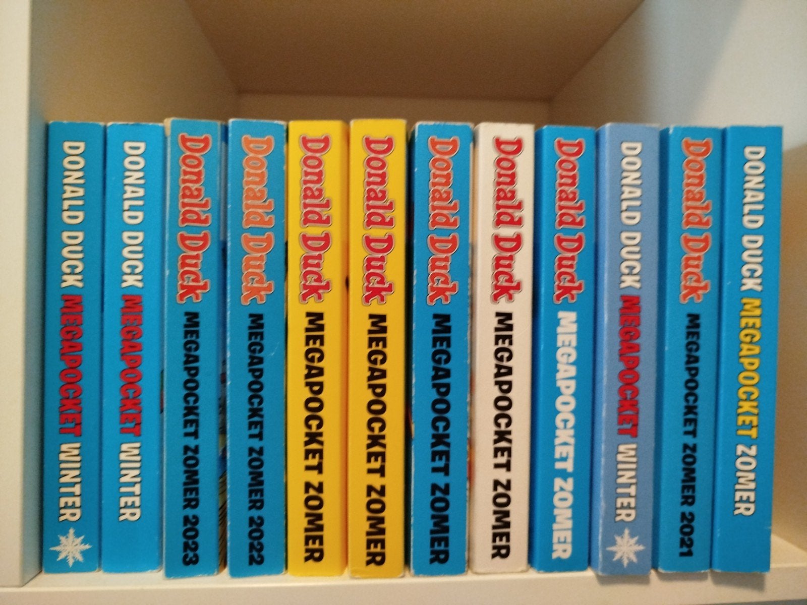 Complete jaargang Donald Duck Megapockets (12-delig), Boeken, Partijen en Verzamelingen, Ophalen of Verzenden, Gelezen, Stripboeken