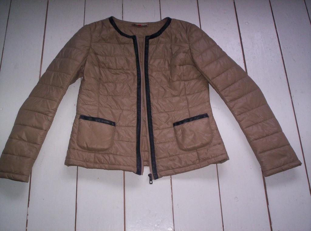 JASJE van KELYNA beige met bruine nep leren afwerking, Maat 38/40 (M), Beige, Kelyna, Ophalen of Verzenden