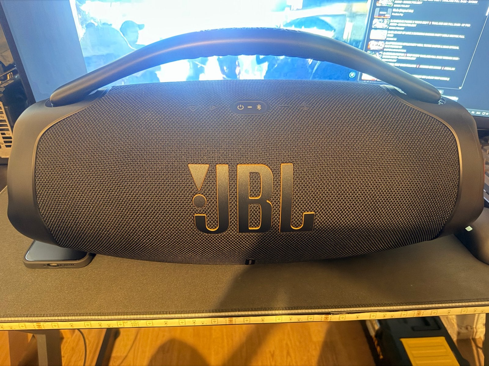 JBL Boombox 3 WIFI Draagbare Bluetooth Speaker Zwart, Audio, Tv en Foto, Luidsprekers, 150 watt of meer, JBL, Ophalen of Verzenden