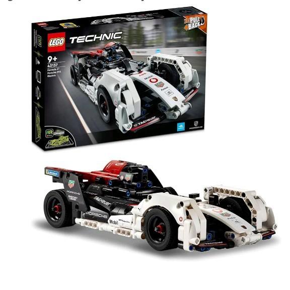 LEGO TECHNIC 42137 PORSCHE 99X pull back motor, Gebruikt, Lego, Compleet, Ophalen of Verzenden