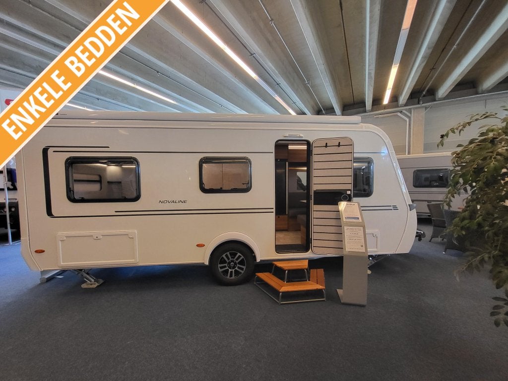 Eriba Novaline 495; zeer compleet, Caravans en Kamperen, Rondzit, Bedrijf, Schokbreker, 5 tot 6 meter