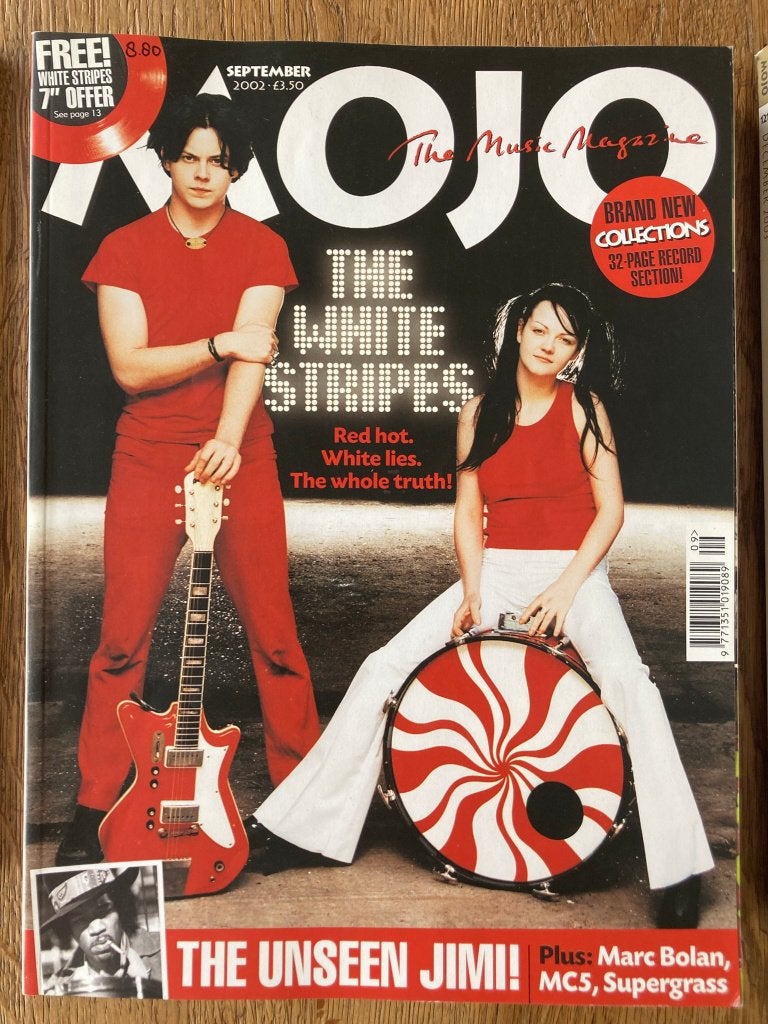 Mojo Music 106 Sep 2002 White Stripes Hendrix Marc Bolan MC5, Ophalen of Verzenden, Gelezen, Muziek, Film of Tv
