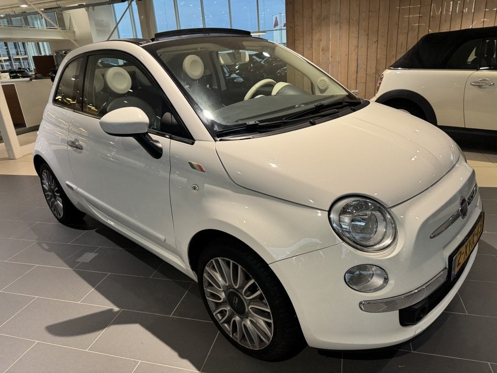 Fiat 500 C 0.9 TwinAir T Cult, Auto's, 945 kg, Gebruikt, Cabriolet, Wit