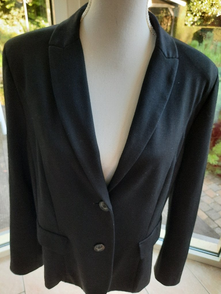 Mooie blazer MARCCAIN - 6, Verzenden, Zwart, Maat 42/44 (L), Zo goed als nieuw