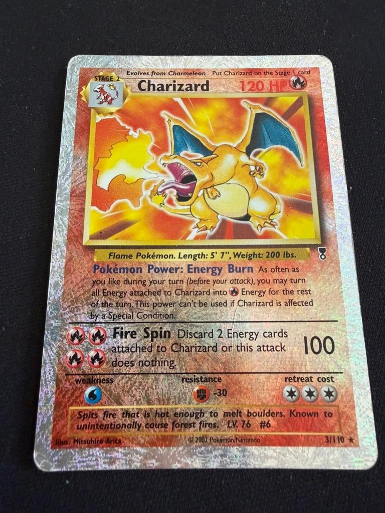 Charizard Legendary Collection Reverse Holo Foil, Ophalen of Verzenden, Gebruikt, Losse kaart, Foil