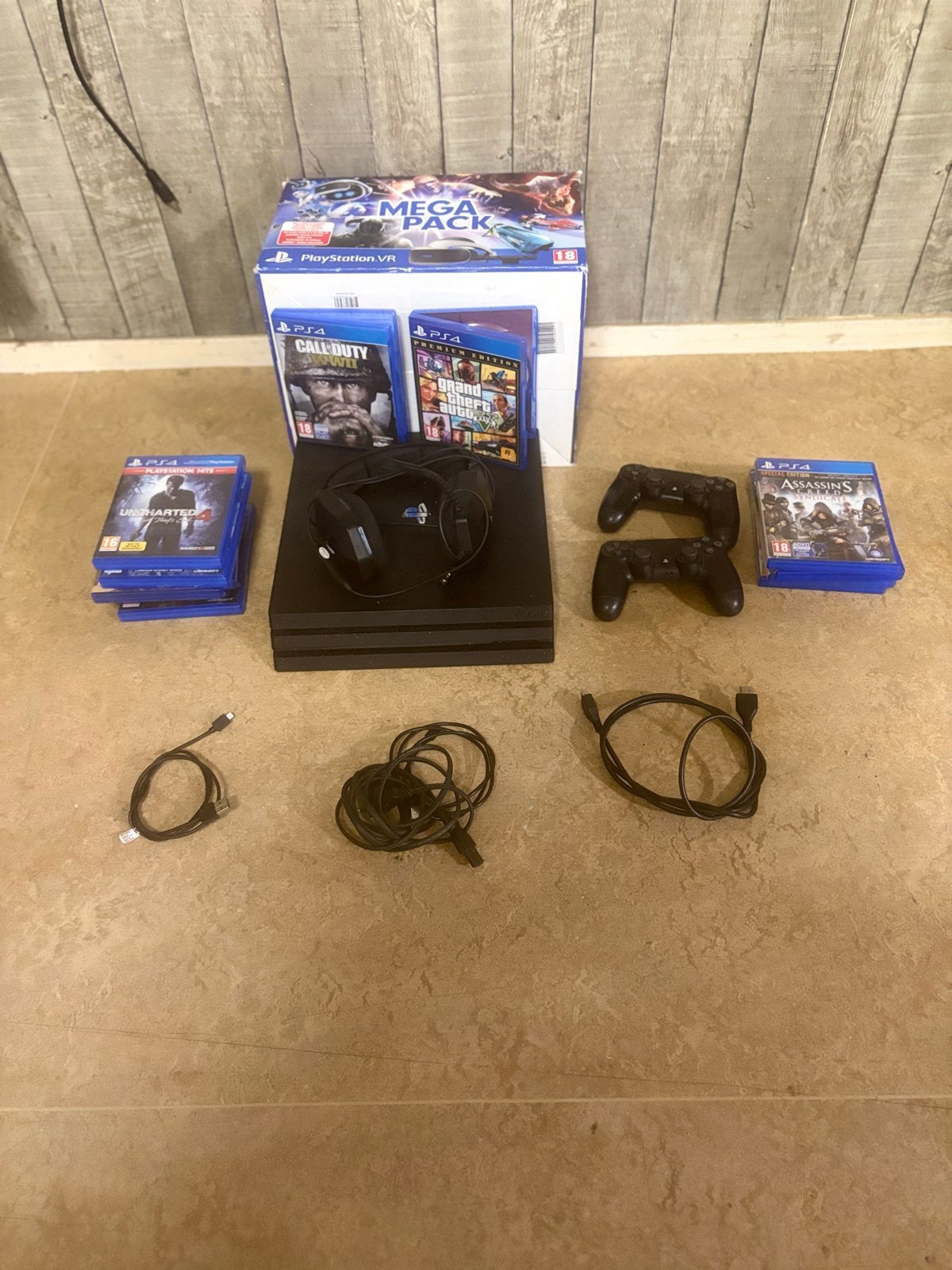 PS4 Pro 1TB met complete VR-set, 2 controllers en 11 games, Spelcomputers en Games, Spelcomputers | Sony PlayStation 4, Gebruikt