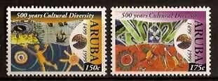 Aruba 232/3 postfris Cultuur 1999, Ophalen of Verzenden, Postfris