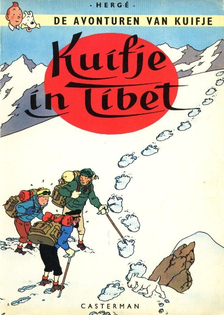 Kuifje in Tibet - Hergé, Gelezen, Verzenden, Eén stripboek, Hergé.