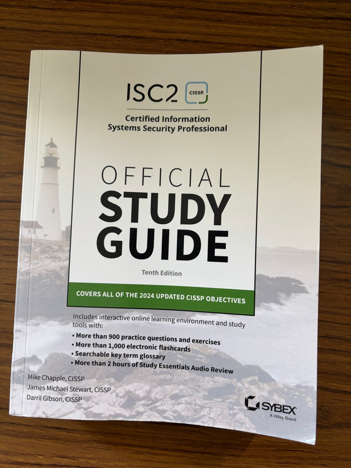 ISC2 CISSP Official Study Guide & Practice Tests (10e/4e), Ophalen, Beta, Zo goed als nieuw, HBO