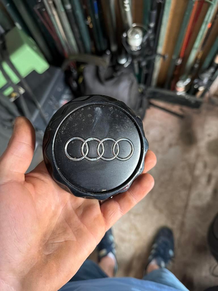 BBS RS2 naafdoppen met Audi logo, Auto diversen, Ophalen of Verzenden, Gebruikt