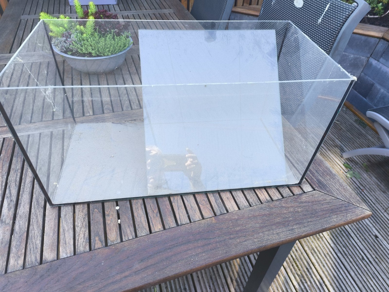glazen bak, Dieren en Toebehoren, Ophalen, Zo goed als nieuw, Leeg aquarium
