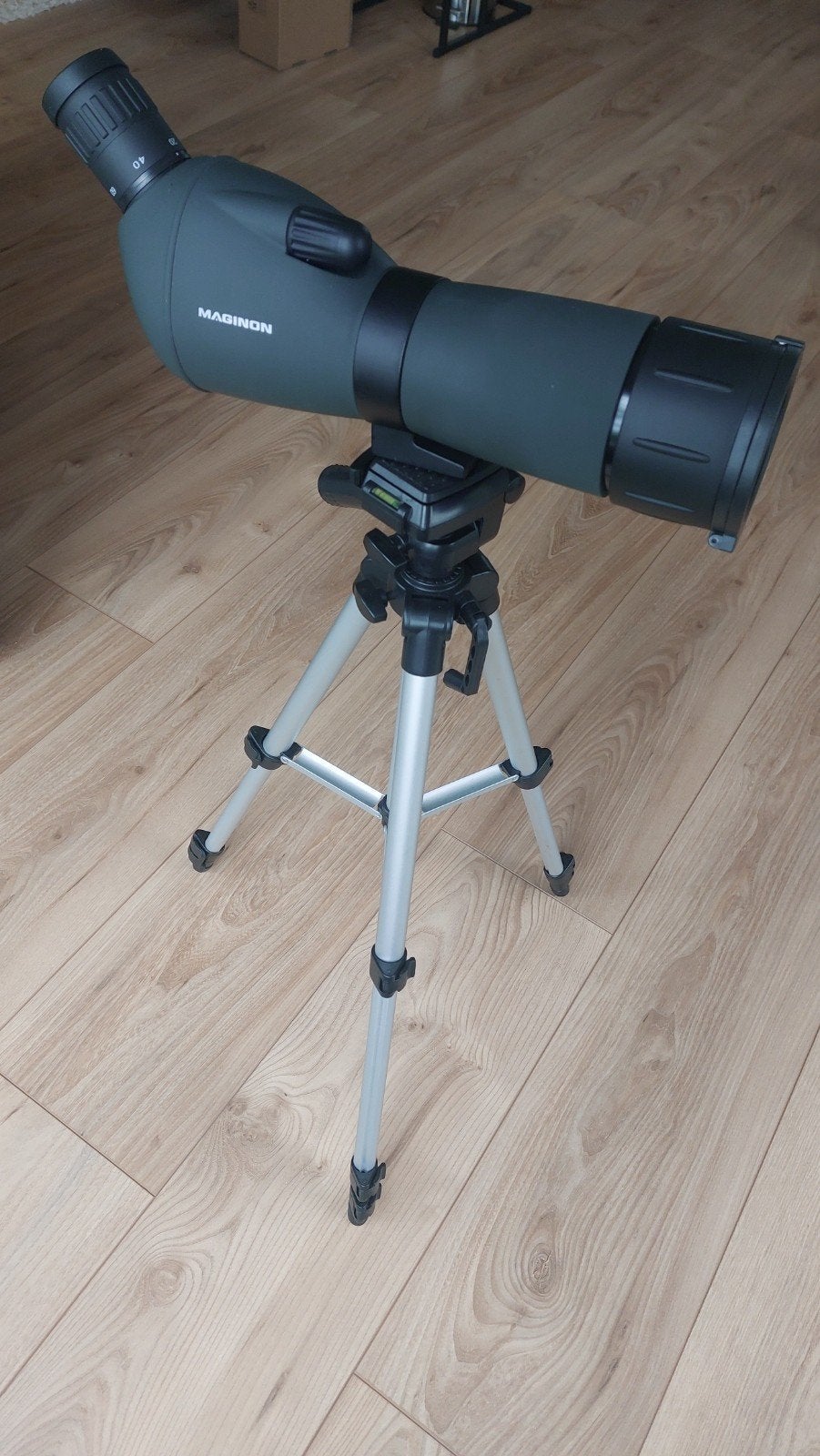 Maginon Observatiekijker 20-60x60 met Statief, Audio, Tv en Foto, Ophalen, Lenzentelescoop (refractor), 80 tot 200 mm, Met statief