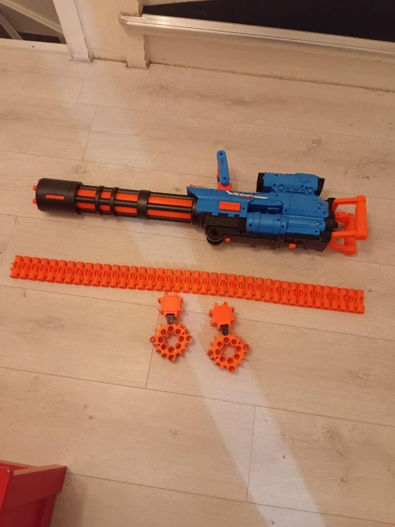 Nerf minigun, Ophalen, Zo goed als nieuw