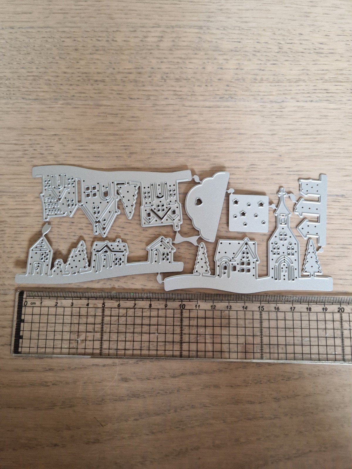 Snijmal - Dorpje/Huisjes - Kerstmis - Metaal, Ophalen of Verzenden, Nieuw, Overige thema's, Pons of Mal
