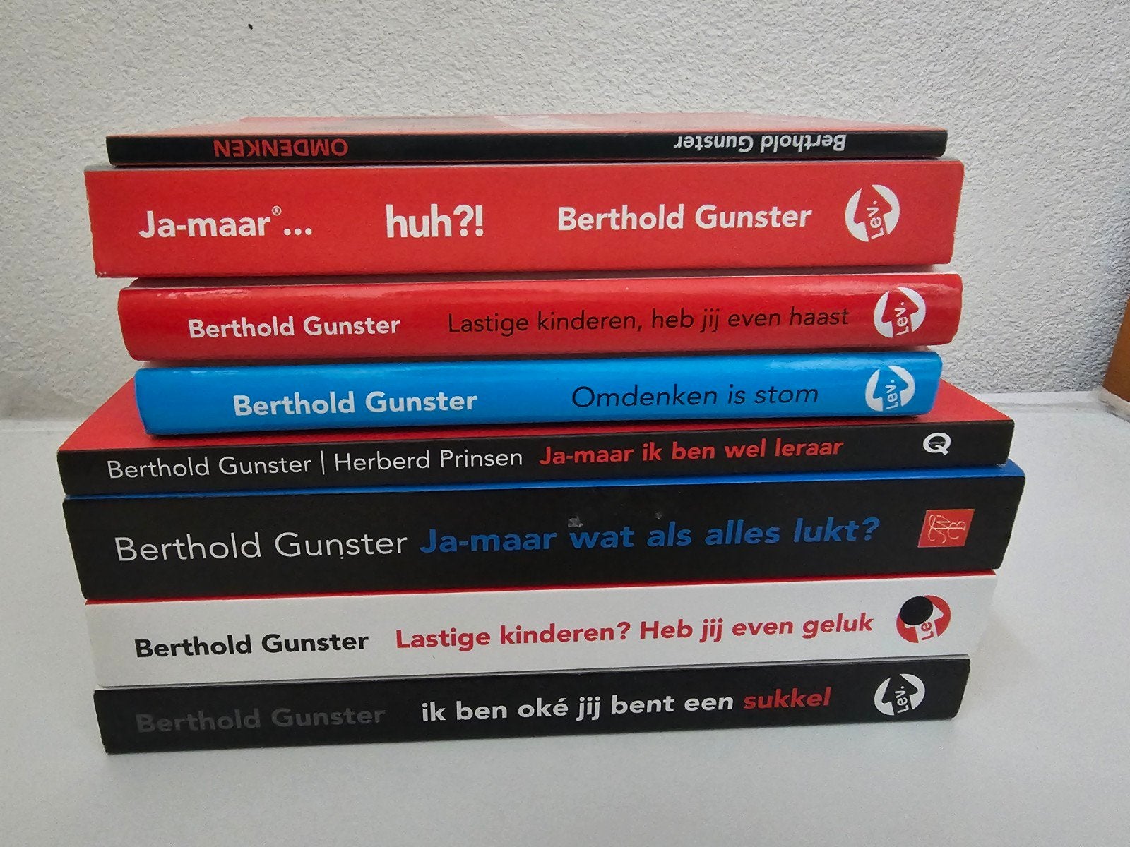 Berthold Gunster boeken collectie - Omdenken, Ophalen of Verzenden, Gelezen, Berthold Gunster