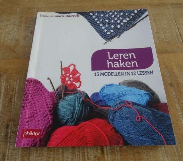 Leren haken haakboek Phildar Editions Marie Claire, Breien en Haken, Zo goed als nieuw, Verzenden, Thierry Lamarre