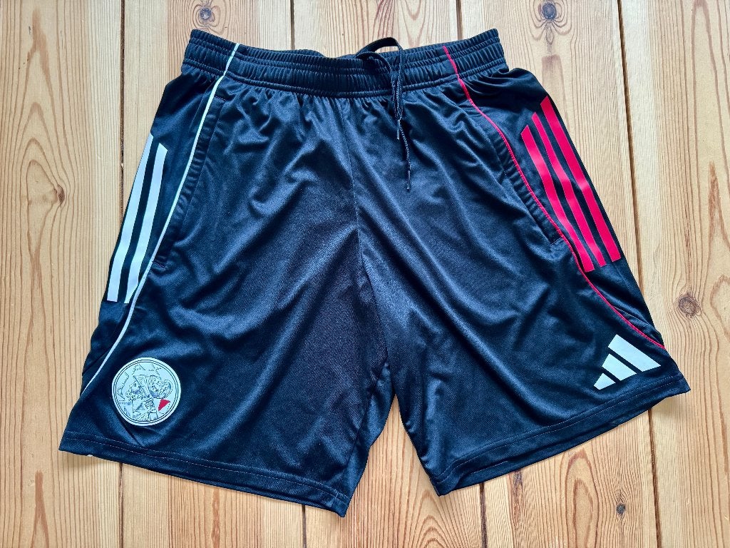 Ajax Adidas trainingsshort broek heren - Zwart - Medium, Maat 48/50 (M), Zwart, Ophalen of Verzenden, Zo goed als nieuw