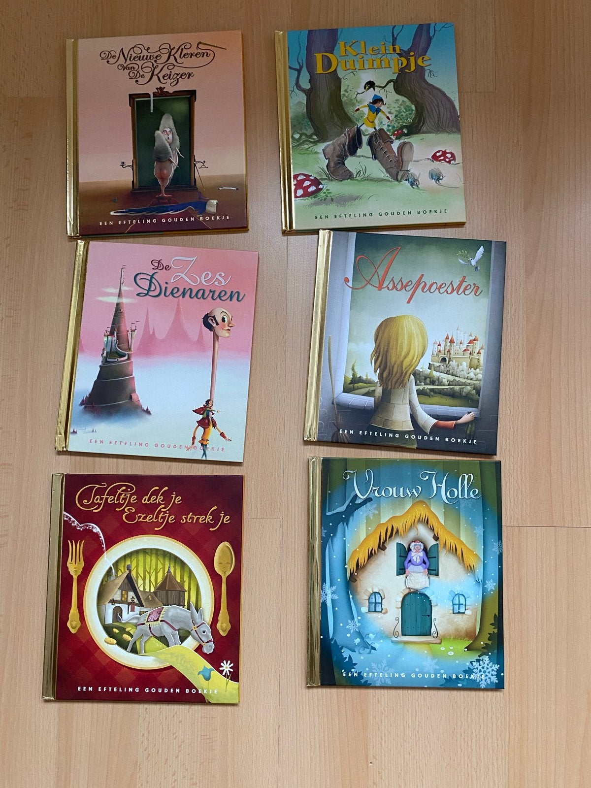 Efteling Gouden Boekjes - Sprookjescollectie (6 boeken), Boeken, Ophalen of Verzenden, Nieuw