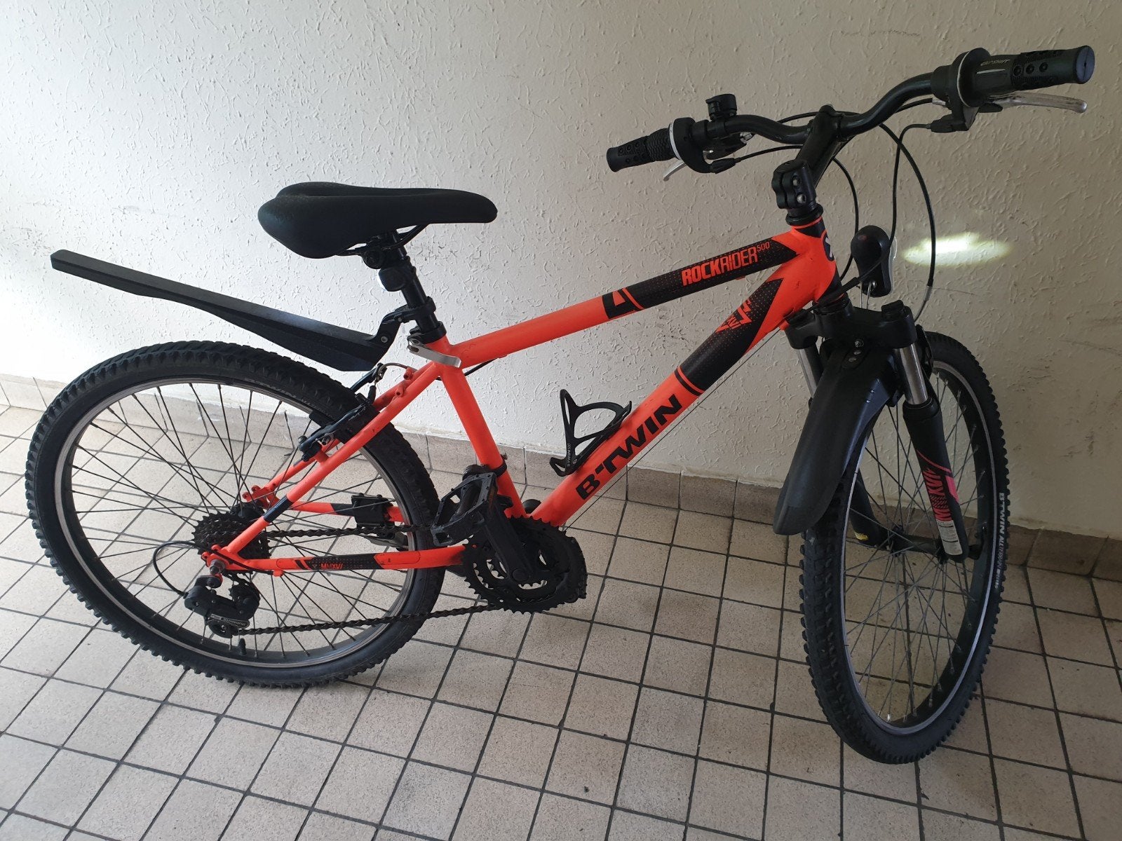 Btwin 24inch Rockrider 500mountainbike jongensfiets, 18versn, Fietsen en Brommers, Fietsen | Jongens, Ophalen, 24 inch, Rockrider 500
