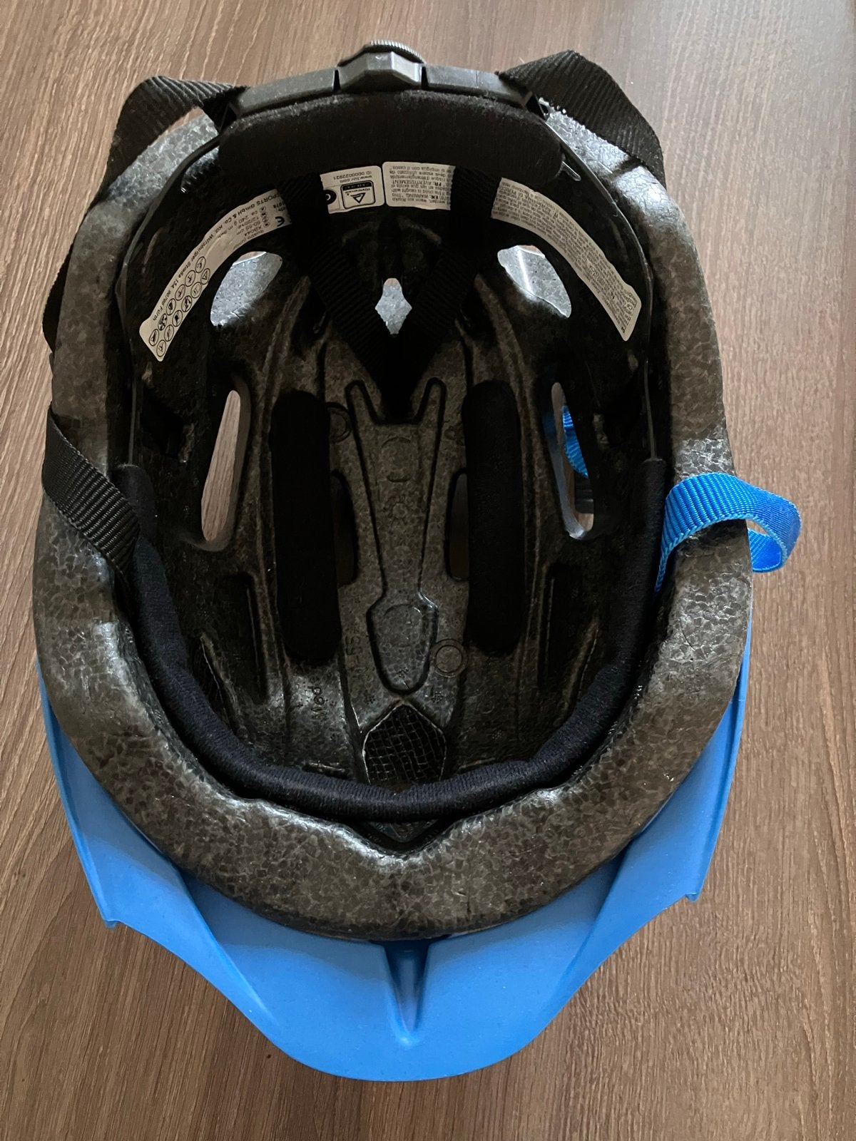 Uvex Fietshelm Kinderen - Blauw/Wit Patroon, Ophalen of Verzenden, Gebruikt, Overige maten, Jongen of Meisje