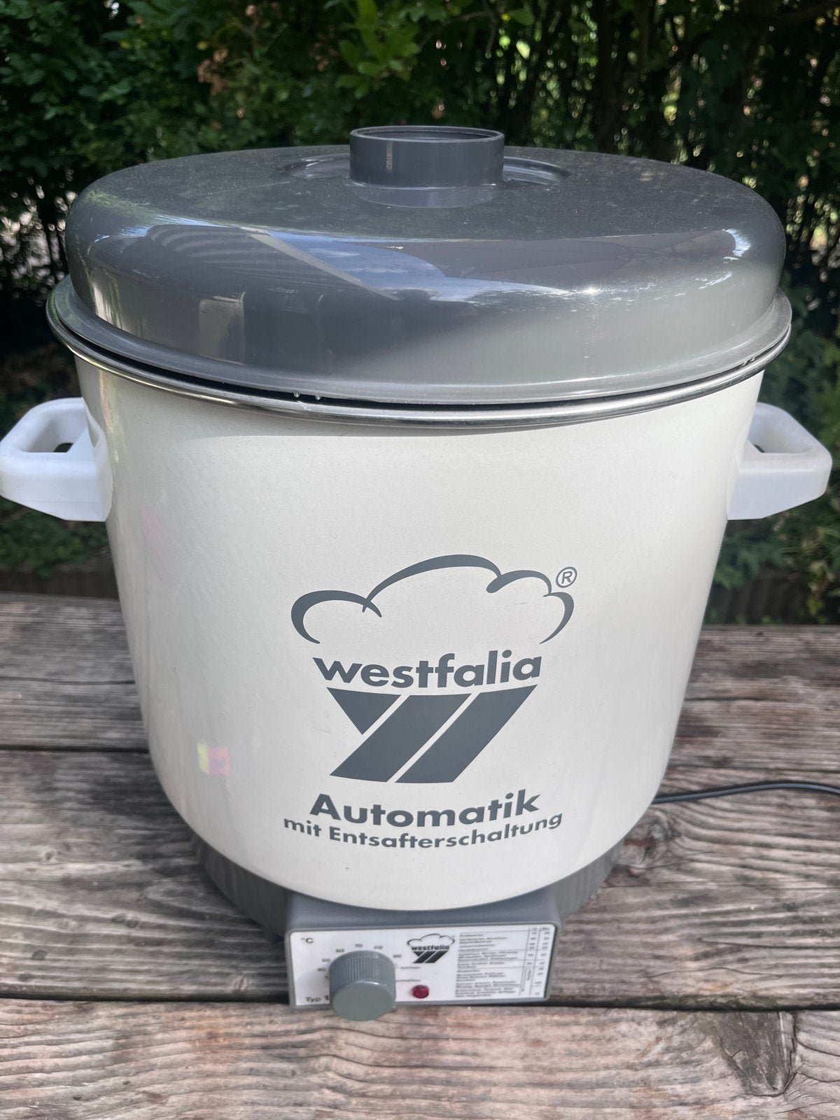 Westfalia elektische inmaakketel - Type 1410 K, Ophalen, Metaal, Wit, Overige merken