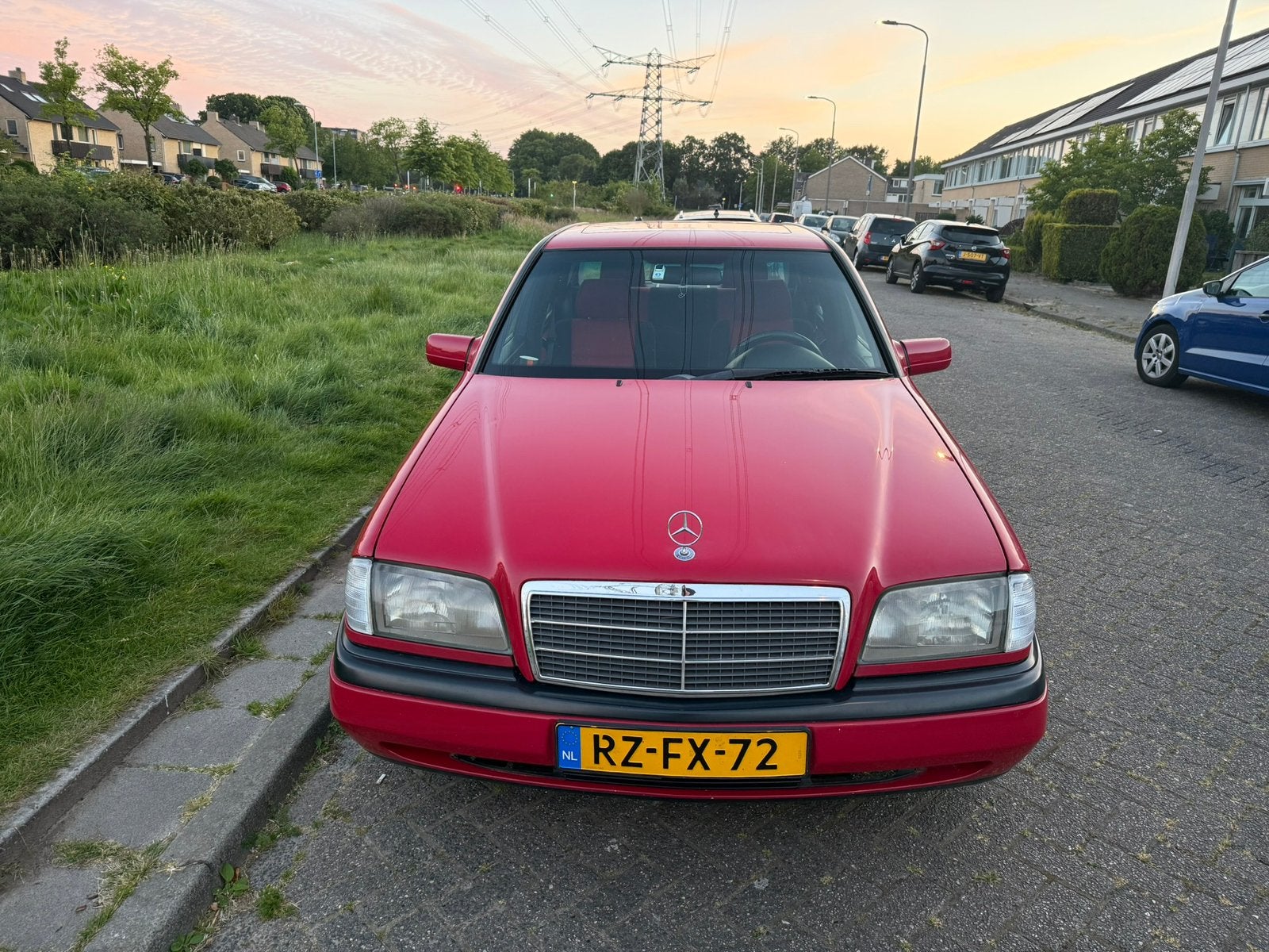 Mercedes-Benz C-Klasse 2.5 D C250 Oxykat 1994 Rood, foto 2