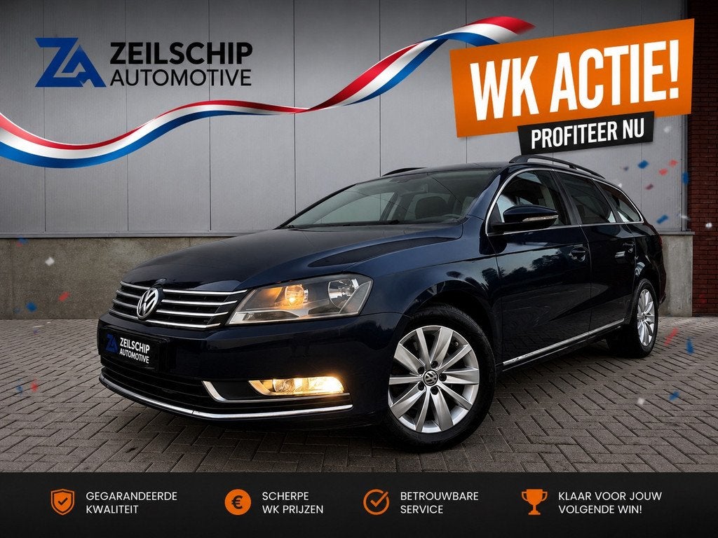 Volkswagen Passat Variant 1.4 TSI Highline Executive Edition, Auto's, Euro 5, Stof, Gebruikt, Zwart