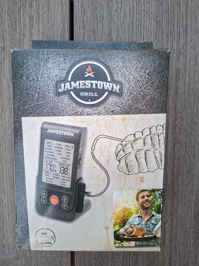 Vleesthermometer Jamestown Grill - Zo goed als nieuw, Ophalen of Verzenden, Zo goed als nieuw, Jamestown Grill