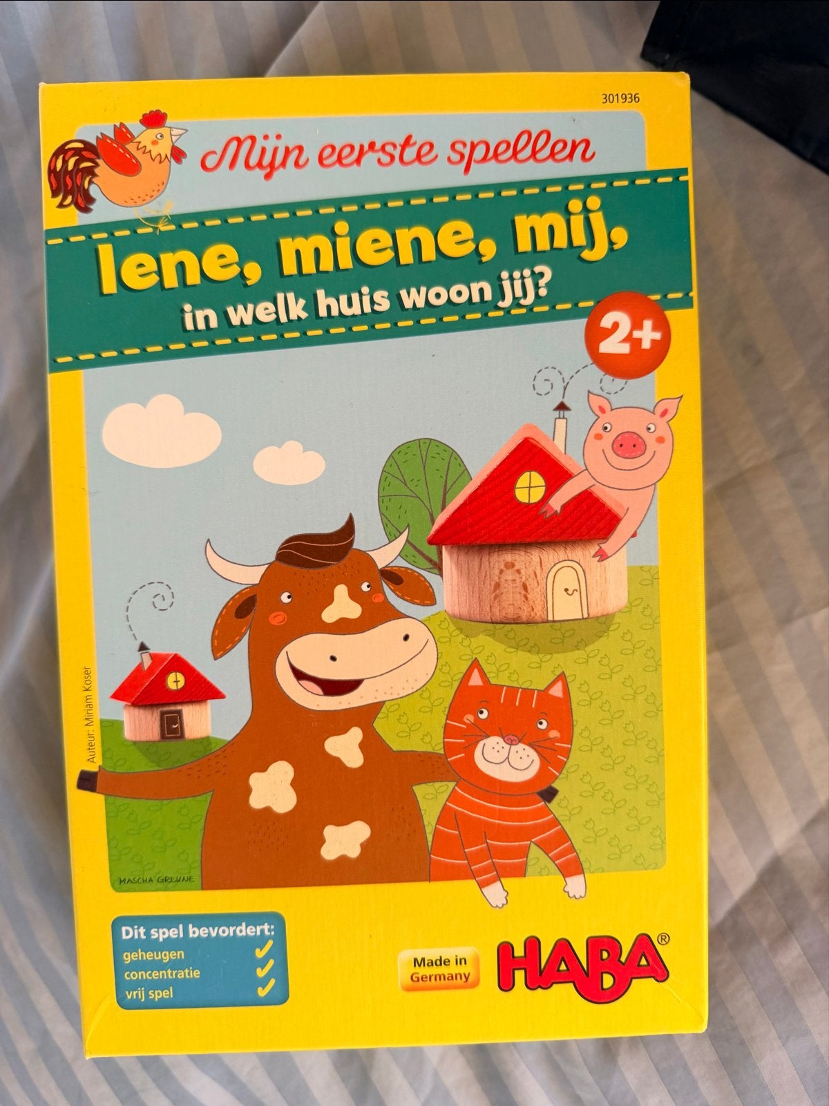 HABA Mijn eerste spellen: Iene, miene, mij, in welk huis woo, Ophalen, Zo goed als nieuw, Overige typen