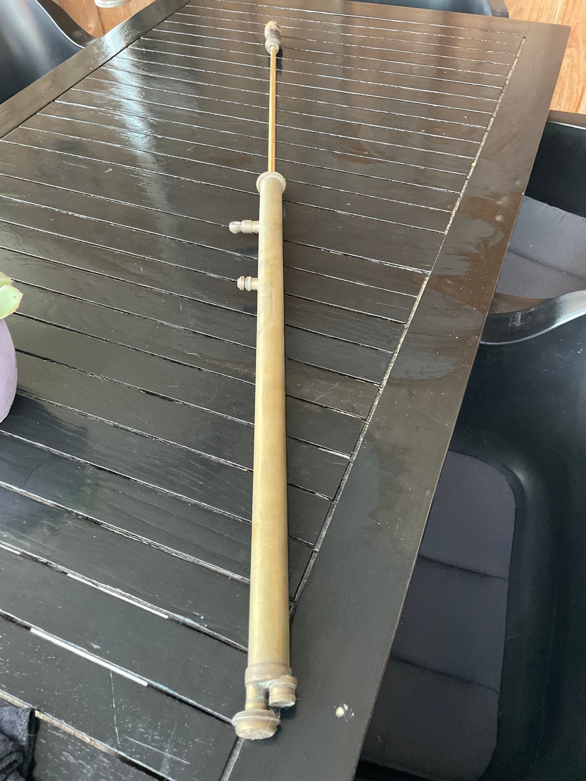 Oude messing koperen handsproeier voor tuin of planten, Ophalen of Verzenden, Gebruikt, Handsproeier