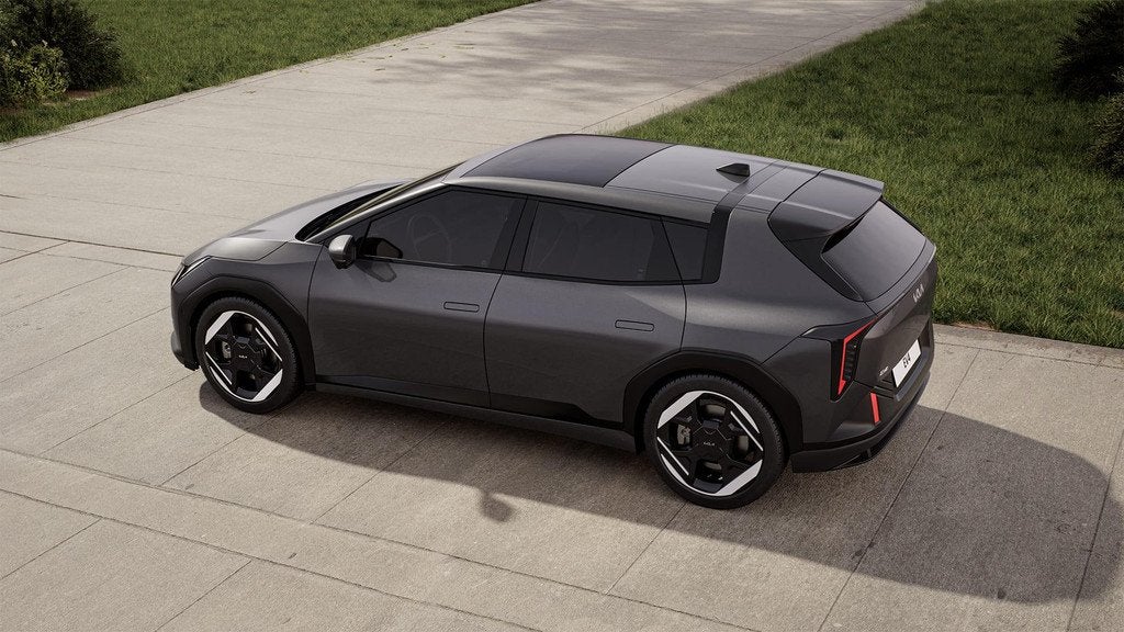 Kia EV4 Plus Advanced 58.3 kWh Direct leverbaar., Auto's, Kia, Stof, Adaptive Cruise Control, Nieuw, 204 pk